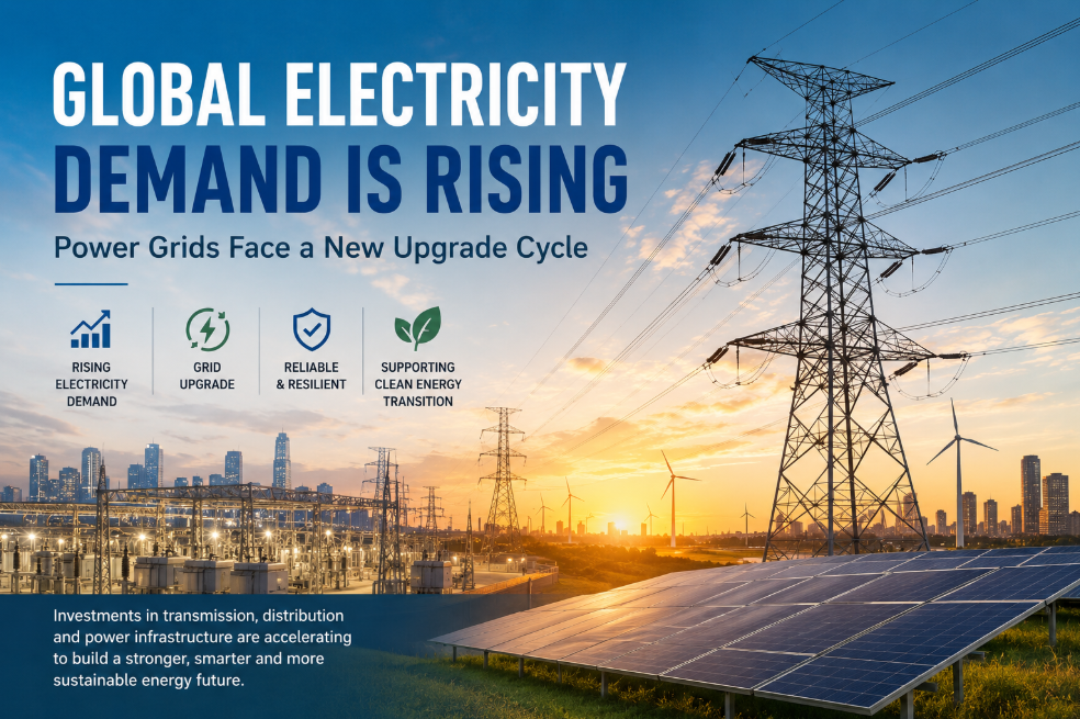 Global Electricity Demand Is Rising — Power Grids Face a New Upgrade Cycle