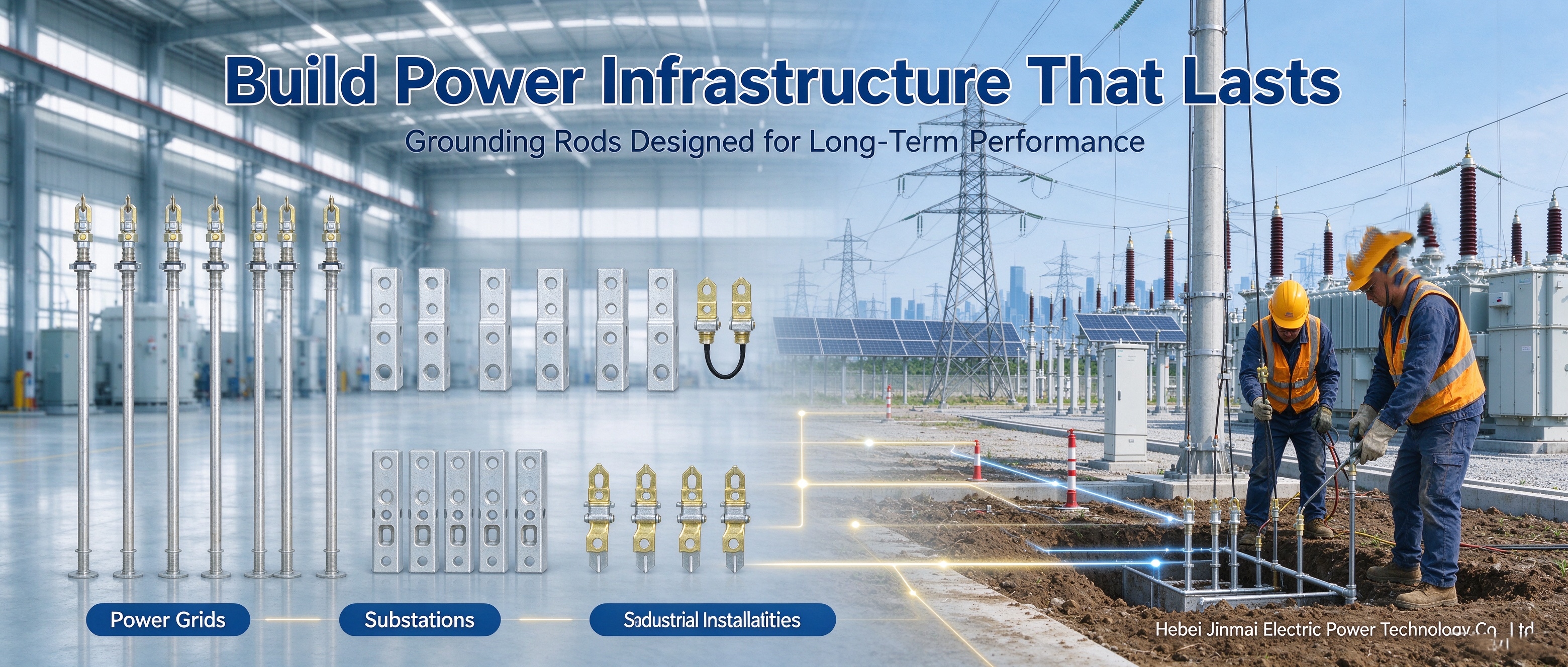 Grounding Rods: Supporting Safer and More Reliable Power Infrastructure
